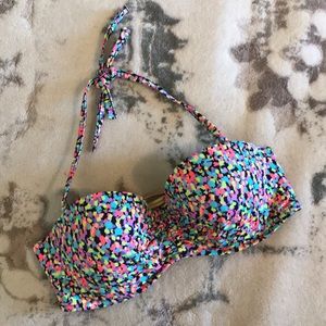 Victoria’s Secret Bandeau Swim Top w/ Strappy Back